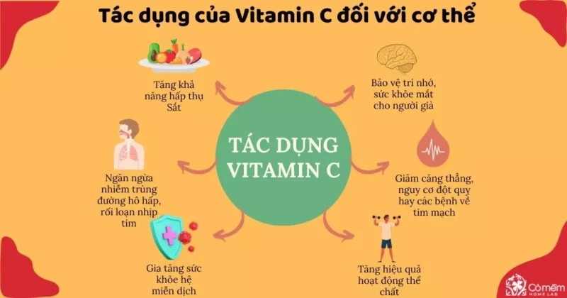 Tác dụng của Vitamin C