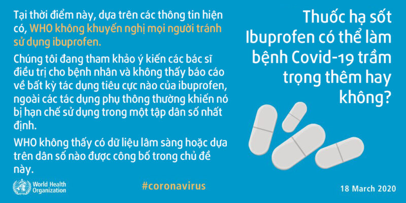 công dụng của ibuprofen trong điều trị