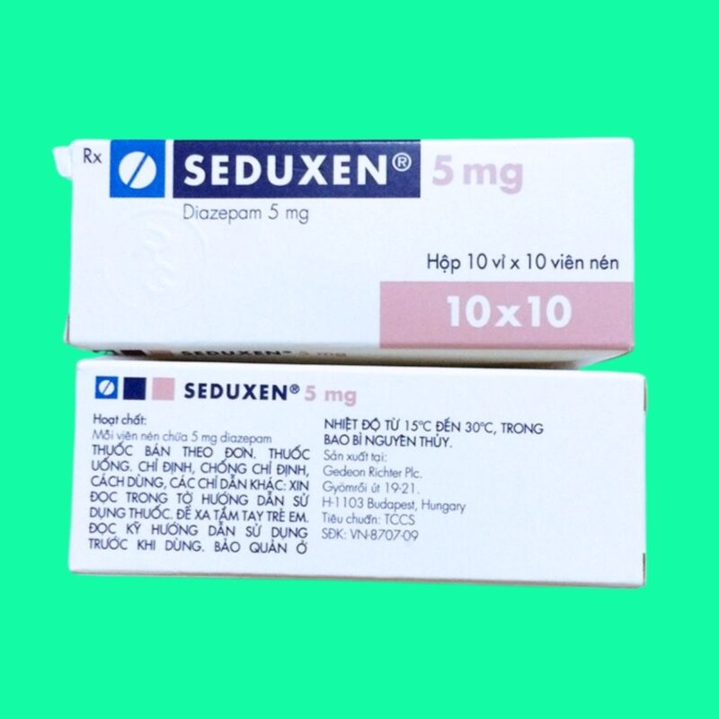 Công dụng của Seduxen