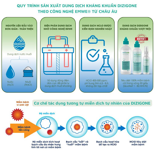 cơ chế sát khuẩn của dizigone